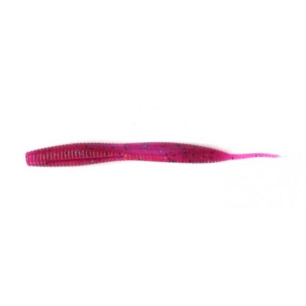 Рибальська силіконова приманка, Taipan Rain Worm, 3,8 дюйма, 8шт/уп, колір №02 Mistik pink